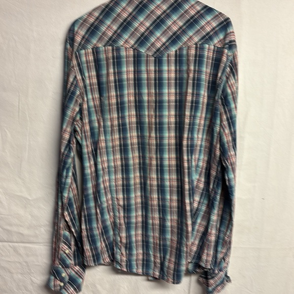True Religion Men’s Plaid  Button Down Shirt Size XXXL - Picture 11 of 11